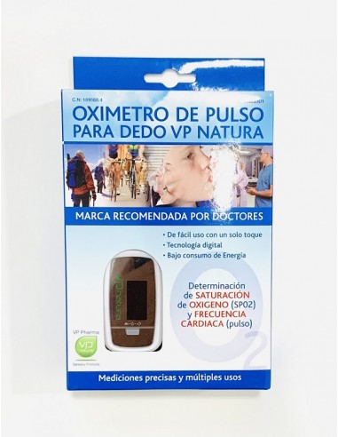 Farmacia Fuentelucha | Oxímetro de Pulso para dedo VP Natura