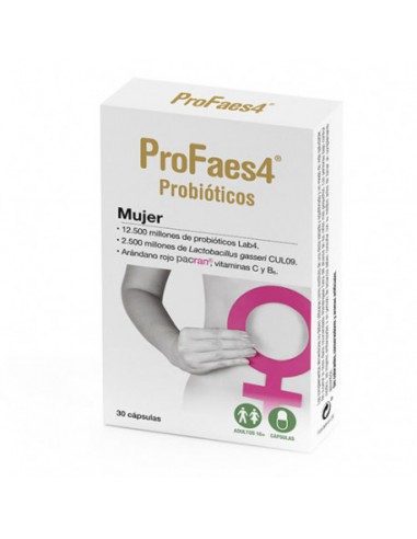 Farmacia Fuentelucha | ProFaes4 Probióticos Mujer 30 Cápsulas