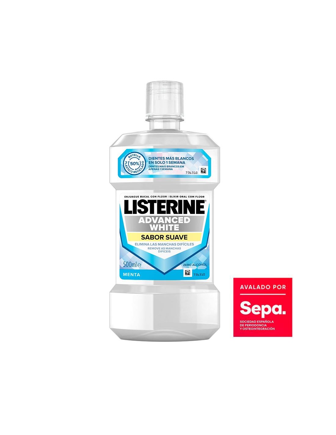 Farmacia Fuentelucha | Listerine Advanced White Sabor suave 500 ml