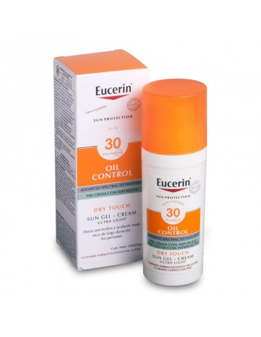 Farmacia Fuentelucha | Eucerin Gel-Crema Solar Oil Control Dry Touch FPS  30+ 50 ml