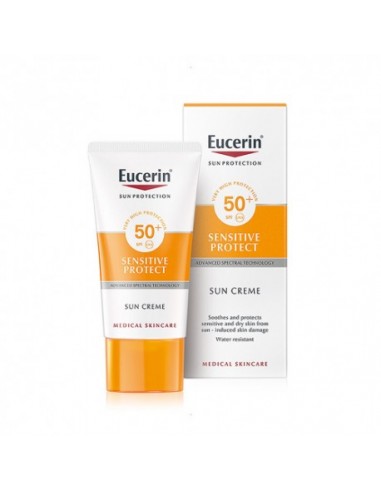Farmacia Fuentelucha | Eucerin Sun Cream Sensitive Protect FPS 50+ 50ml