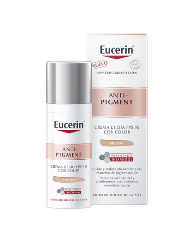 Farmacia Fuentelucha | Eucerin Anti-Pigment Crema de Día con Color 50 ml