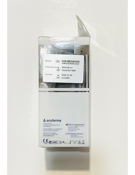 Farmacia Fuentelucha | Glucómetro Acofar medición de Glucosa