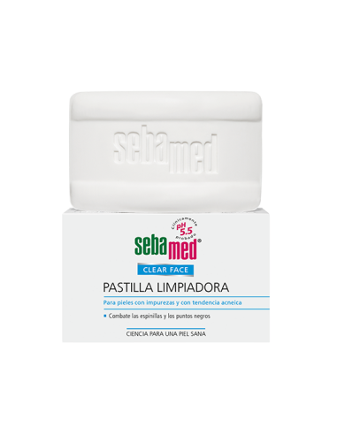 Farmacia Fuentelucha | Sebamed Clear Pastilla Limpiadora 100 g