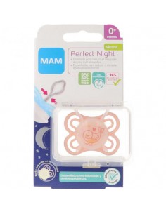 Chupete Mam Perfect 0-6 meses, 2 unidades, color beige