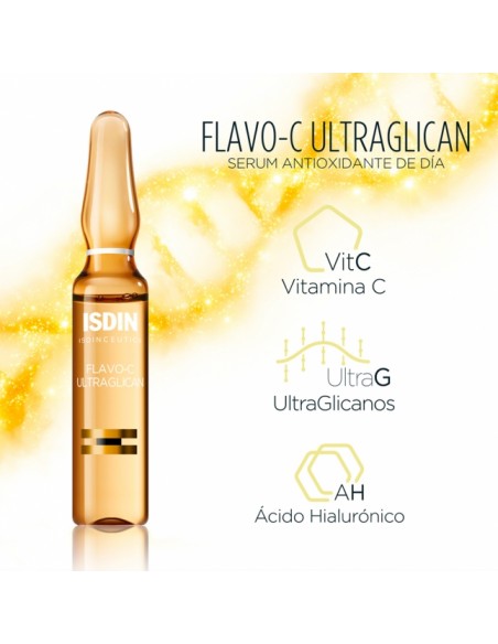 Farmacia Fuentelucha | ISDIN Isdinceutics Flavo-C Ultraglican 2 ml 30  ampollas