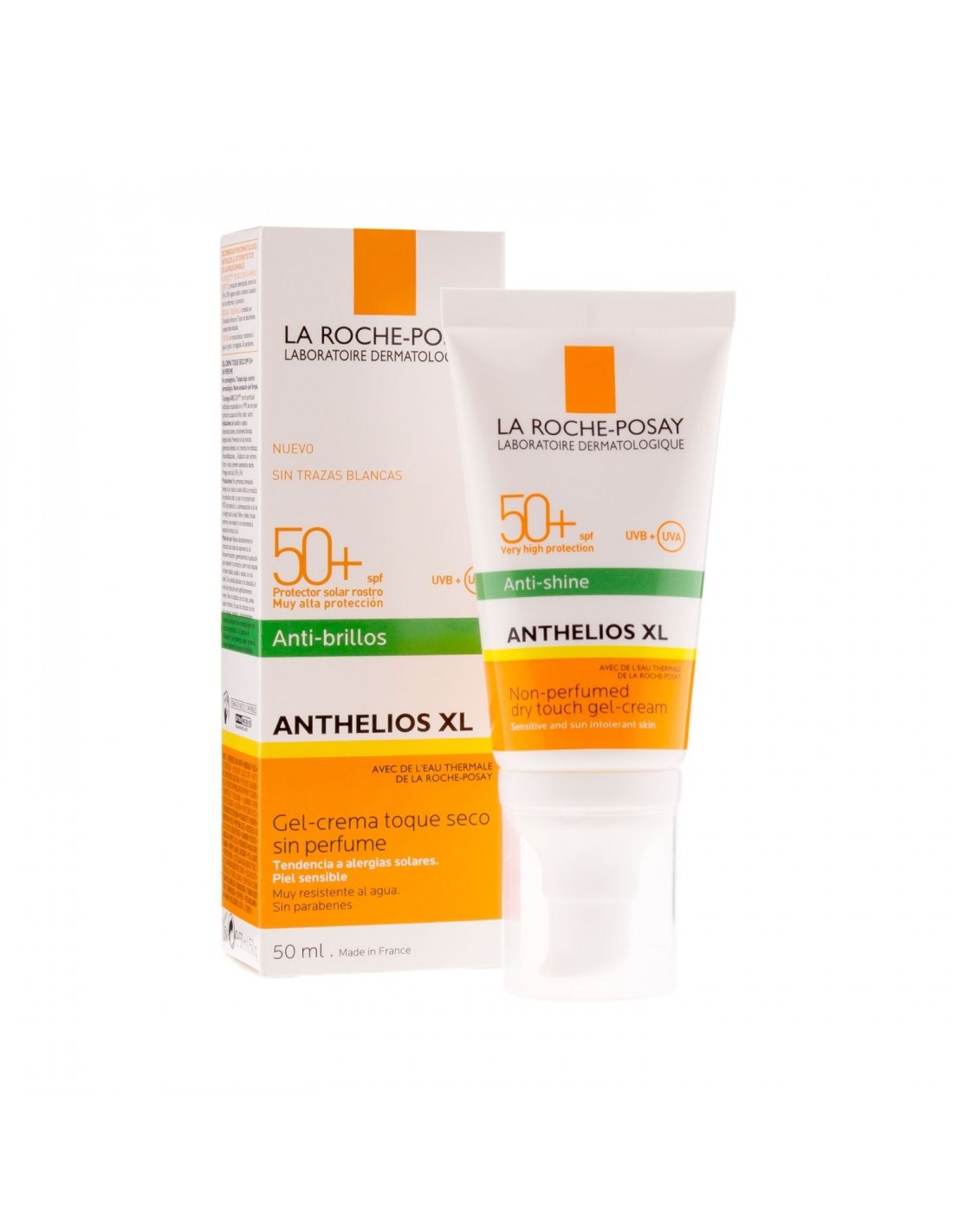 Farmacia Fuentelucha |La Roche Posay Anthelios XL Gel-Crema Anti-brillos  con Color SPF 50+ 50 ml