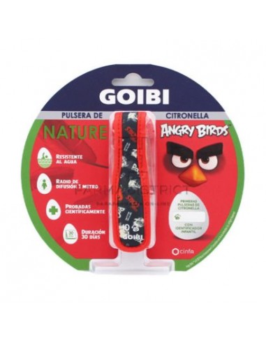 Farmacia Fuentelucha | Goibi Pulsera de Citronella Nature Angry Birds
