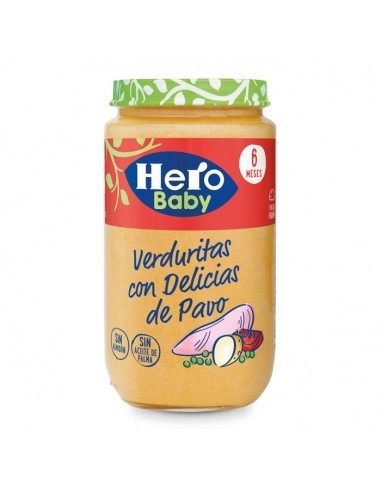 Farmacia Fuentelucha  Hero Baby Verduras con Delicias de Pavo 235 g
