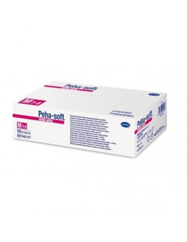 Farmacia Fuentelucha | Guantes de Nitrilo Peha-soft talla M 100 uds