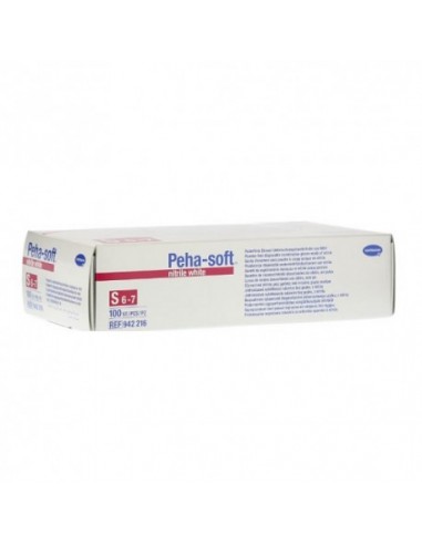 Farmacia Fuentelucha | Guantes de Nitrilo Peha-soft talla S 100 uds